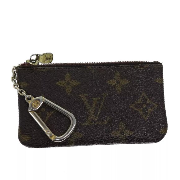 LOUIS VUITTON Monogram Pochette Cles Coin Purse - Picture 1 of 16